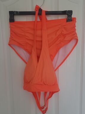 Womens Two Piece High Waisted Bikini Set Swimsuit  Halter